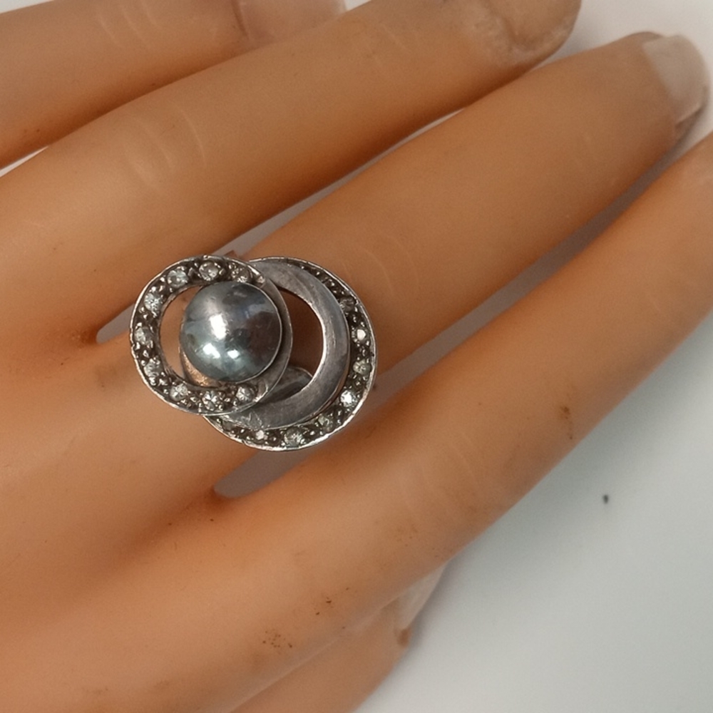 Silver Spinner Ring - image 2